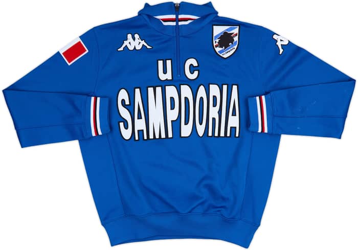 2005-06 Sampdoria Asics 1/4 Zip Drill Top - 5/10 - (M)