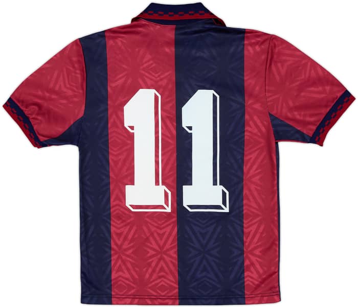 1995-96 Bologna Home Shirt #11 - 8/10 - (XL.Boys)