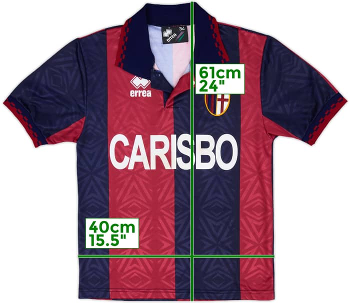 1995-96 Bologna Home Shirt #11 - 8/10 - (XL.Boys)