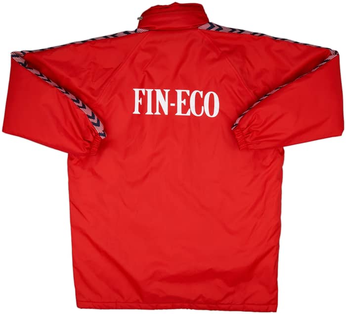 1997-98 Lumezzane Staff Issue Hummel Padded Bench Coat - 7/10 - (L)