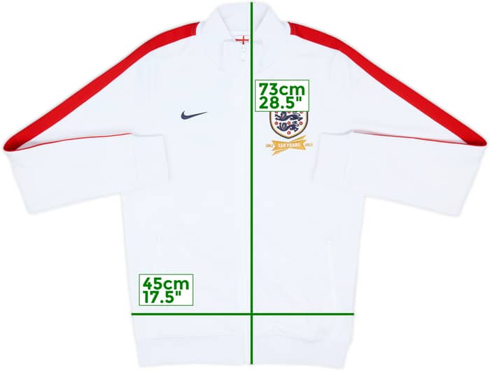2013-14 England Nike N98 Track Jacket - 6/10 - (S)