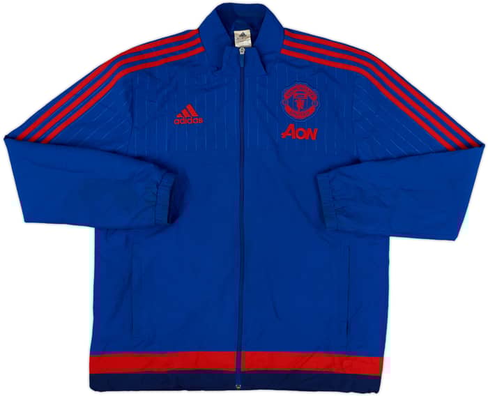 2015-16 Manchester United adidas Track Jacket - 8/10 - (L)