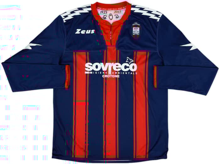 2012-13 Crotone Home L/S Shirt - 9/10 - (XL)