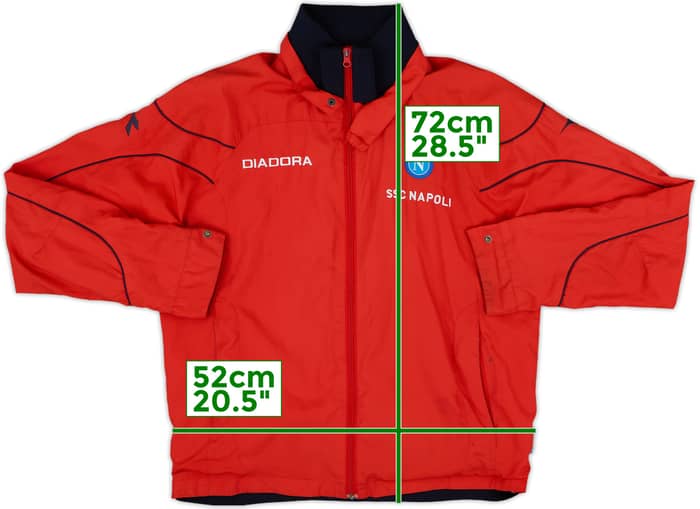 2007-08 Napoli Diadora Track Jacket - 7/10 - (S)