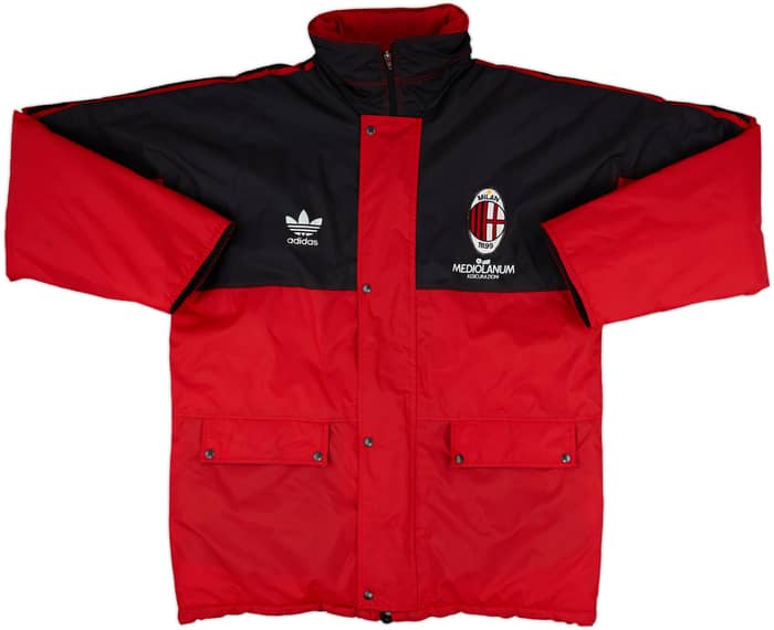 1990-92 AC Milan adidas Padded Bench Coat - 8/10 - (XXL)