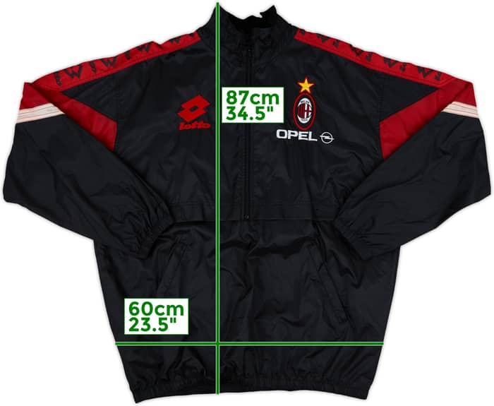 1997-98 AC Milan Lotto Rain Jacket - 7/10 - (XL)