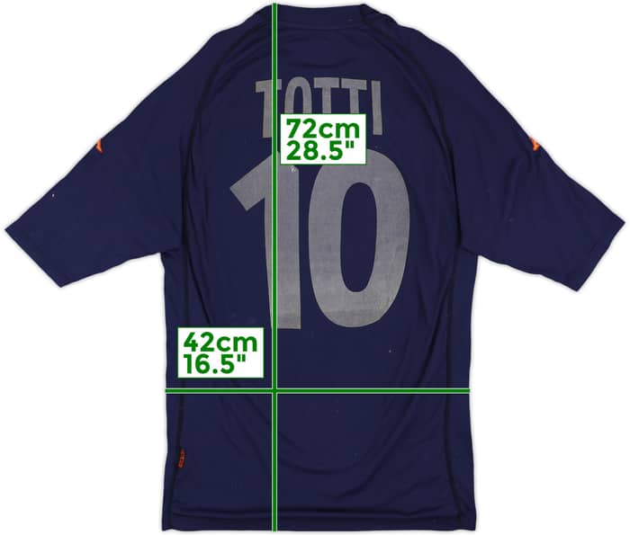 2000-01 Roma Third Shirt Totti #10 - 4/10 - (XL)