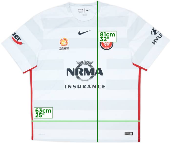 2015-16 Western Sydney Wanderers Away Shirt - 7/10 - (XXL)