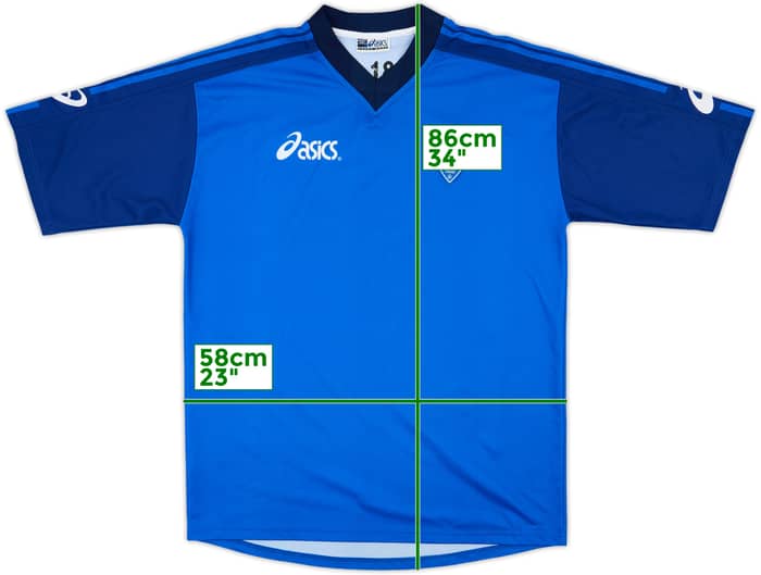 2005-06 Empoli Asics Training Shirt - 9/10 - (XL)