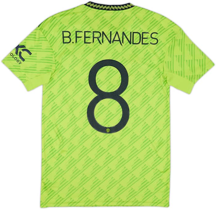 2022-23 Manchester United Third Shirt B.Fernandes #8 - 10/10 - (S)