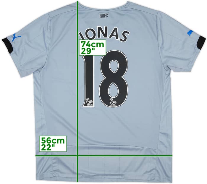 2014-15 Newcastle Away Shirt Jonas #18 - 8/10 - (M)