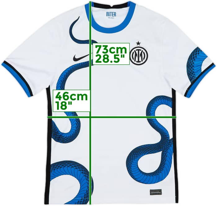 2021-22 Inter Milan Away Shirt - 6/10 - (S)
