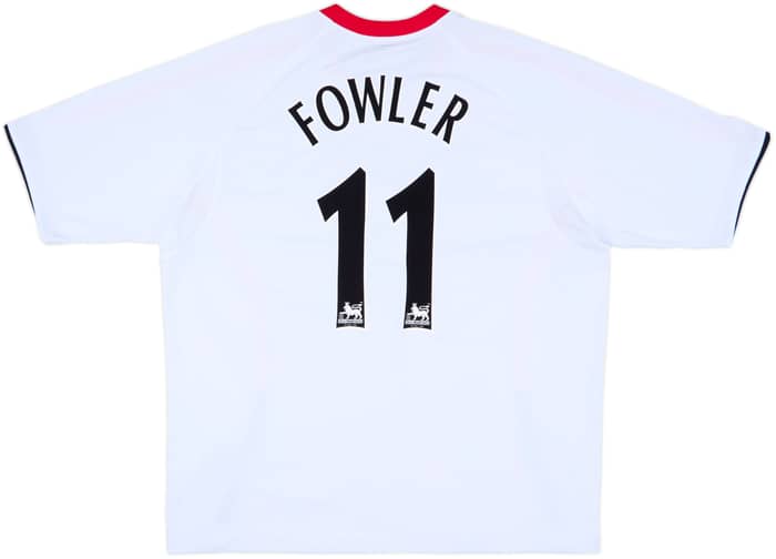 2005-06 Liverpool Away Shirt Fowler #11 - 8/10 - (XXL)