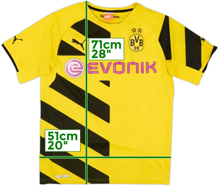 2014-15 Borussia Dortmund Home Shirt - 5/10 - (M)
