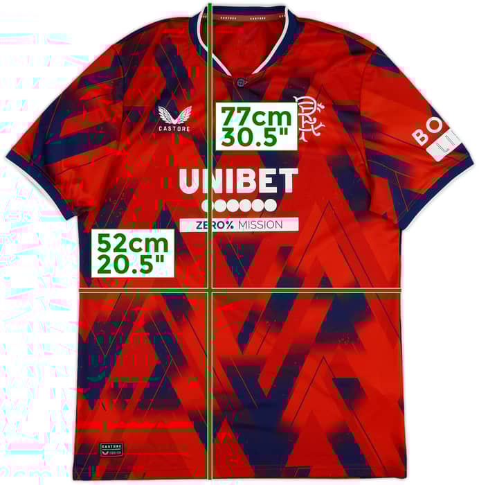 2023-24 Rangers Fourth Shirt - 8/10 - (XL)