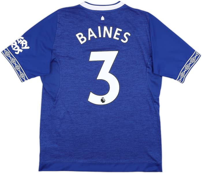 2018-19 Everton Home Shirt Baines #3 - 10/10 - (L)