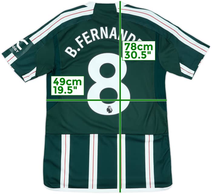 2023-24 Manchester United Away Shirt B.Fernandes #8 - 10/10 - (M)