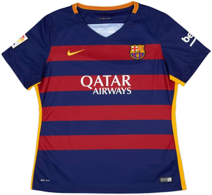 2015-16 Barcelona Home Shirt - 9/10 - (Women's XL)