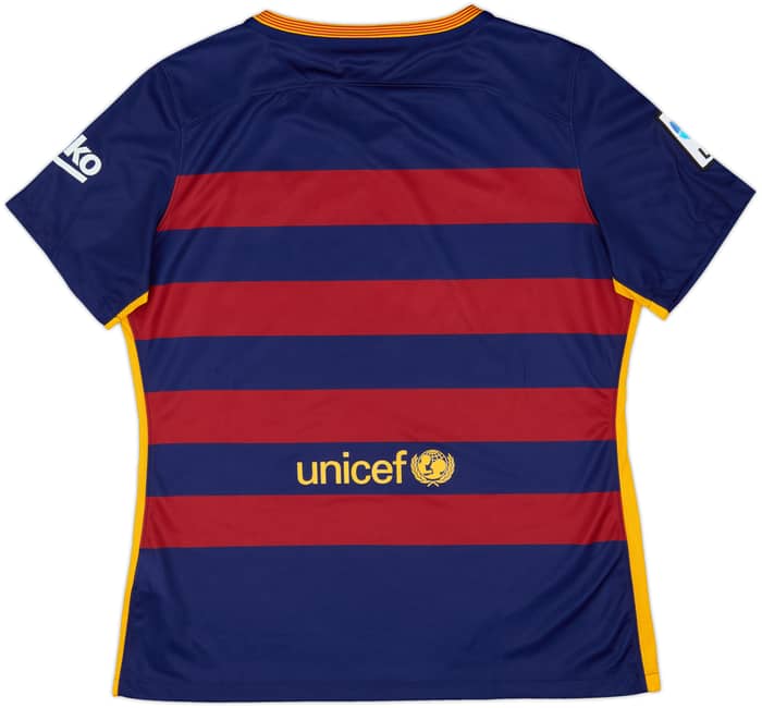 2015-16 Barcelona Home Shirt - 9/10 - (Women's XL)