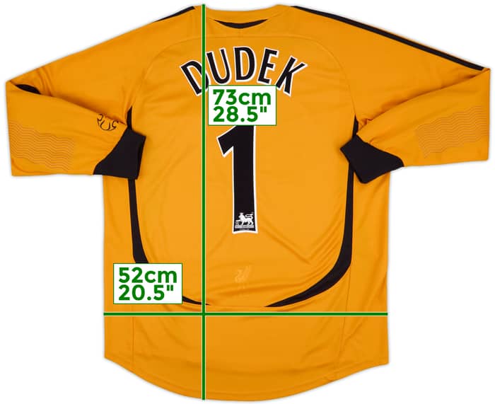 2006-07 Liverpool GK Shirt Dudek #1 - 8/10 - (L)