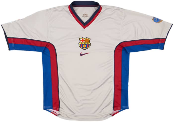 1998-01 Barcelona Away Shirt Rivaldo #11 - 7/10 - (M)