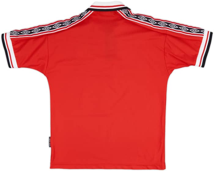 1998-00 Manchester United Home Shirt - 6/10 - (L.Boys)