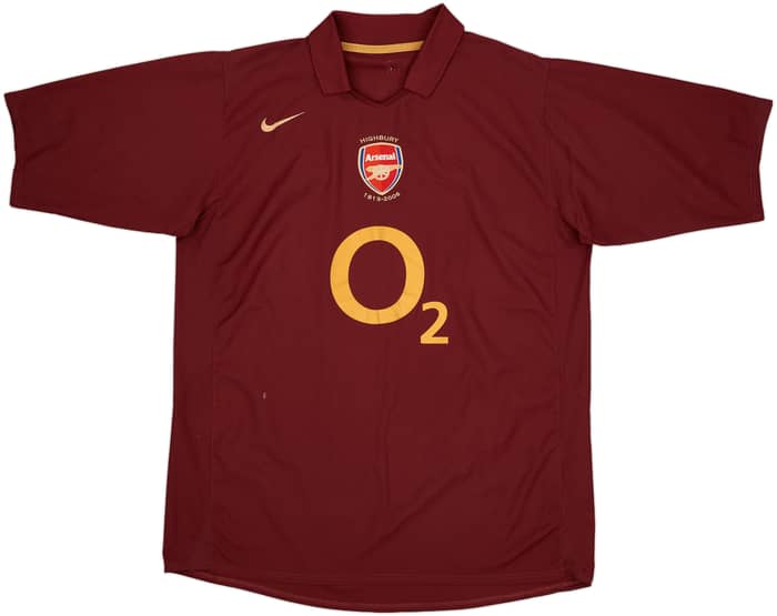 2005-06 Arsenal Home Shirt Bergkamp #10 - 5/10 - (XL)