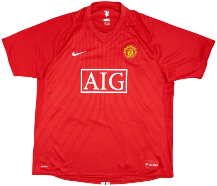 2007-09 Manchester United Home Shirt Rooney #10 - 9/10 - (XXL)