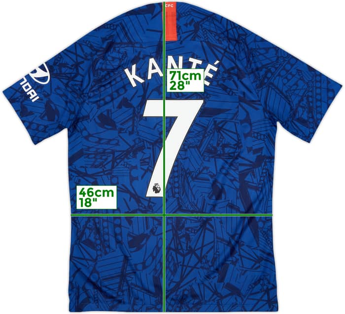 2019-20 Chelsea Home Shirt Kante #7 - 10/10 - (M)
