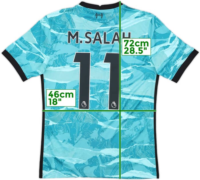 2020-21 Liverpool Away Shirt M.Salah #11 - 6/10 - (S)