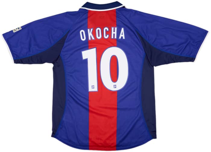 2000-01 Paris Saint-Germain Home Shirt Okocha #10 - 9/10 - (M)