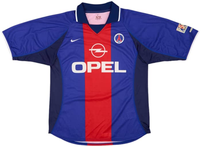 2000-01 Paris Saint-Germain Home Shirt Okocha #10 - 9/10 - (M)