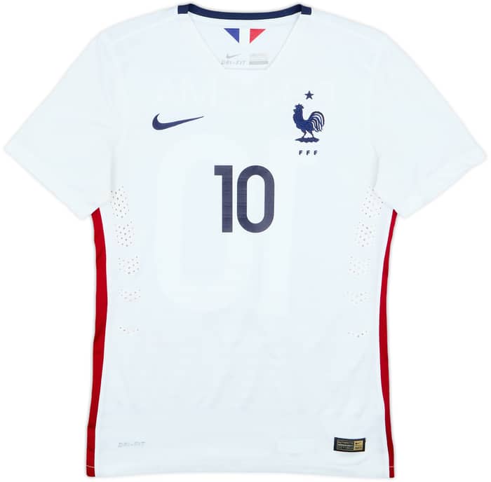 2015-16 France Authentic Away Shirt Benzema #10 - 9/10 - (S)