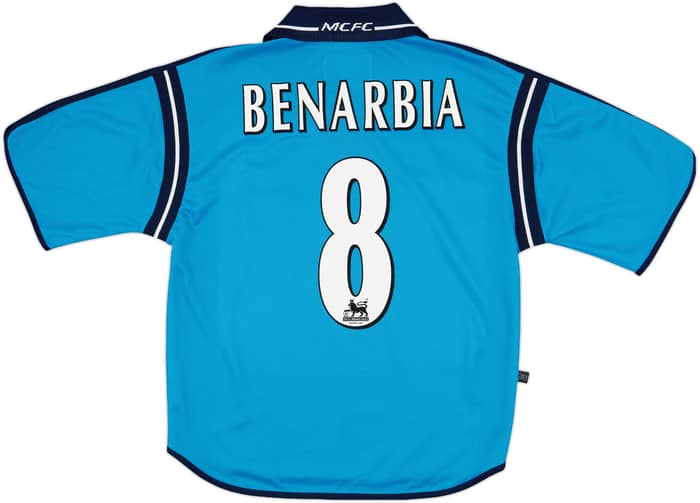 2002-03 Manchester City Home Shirt Benarbia #8 - 8/10 - (S)