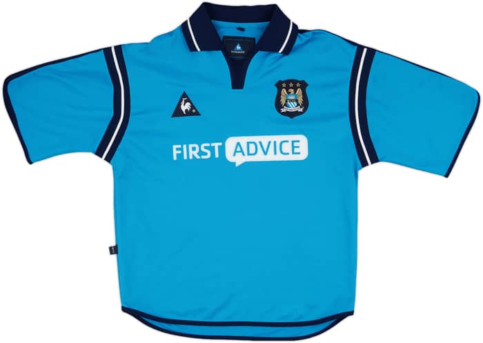 2002-03 Manchester City Home Shirt Benarbia #8 - 8/10 - (S)