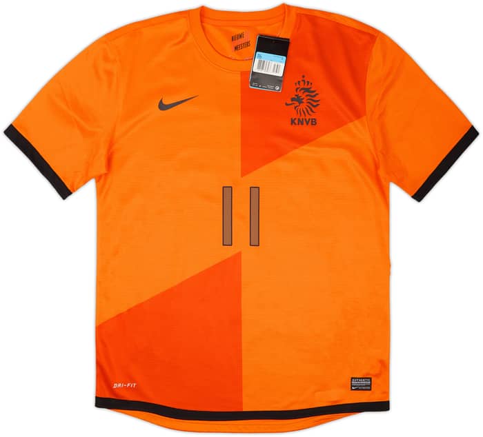 2012-13 Netherlands Home Shirt Robben #11 (M)