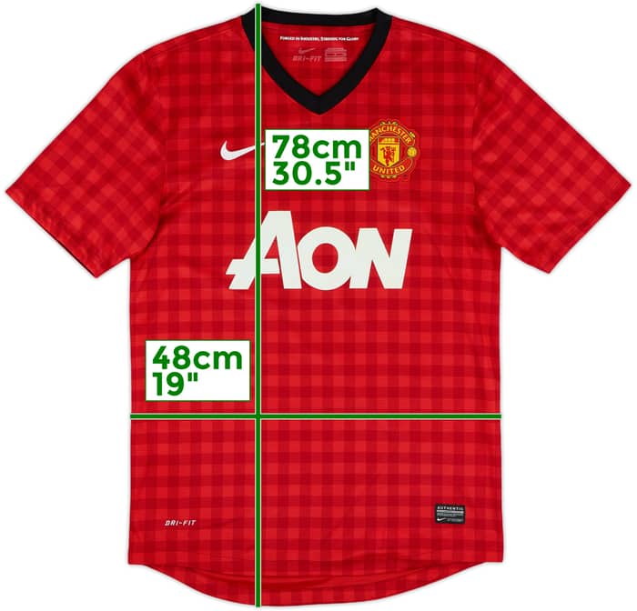 2012-13 Manchester United Home Shirt - 5/10 - (S)
