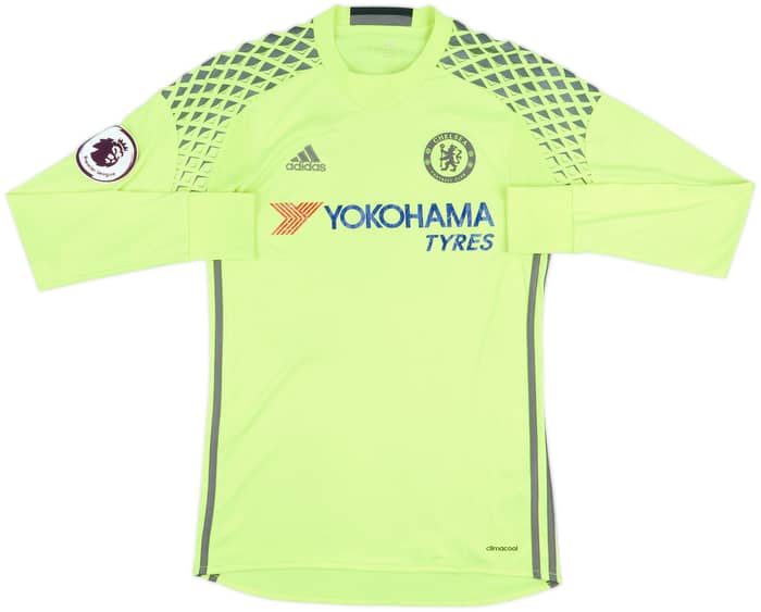 2016-17 Chelsea GK Shirt Courtois #13 - 5/10 - (XS)