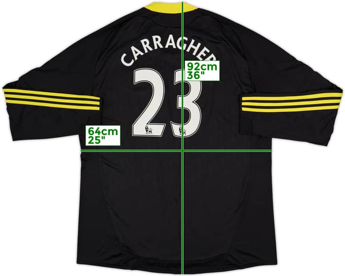 2010-11 Liverpool Third L/S Shirt Carragher #23 - 6/10 - (3XL)