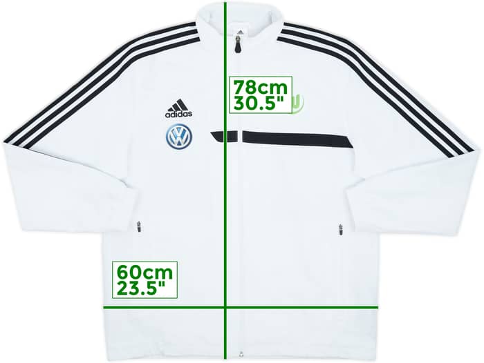 2013-14 Wolfsburg adidas Track Jacket - 8/10 - (L)
