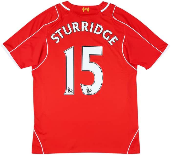 2014-15 Liverpool Home Shirt Sturridge #15 - 8/10 - (S)