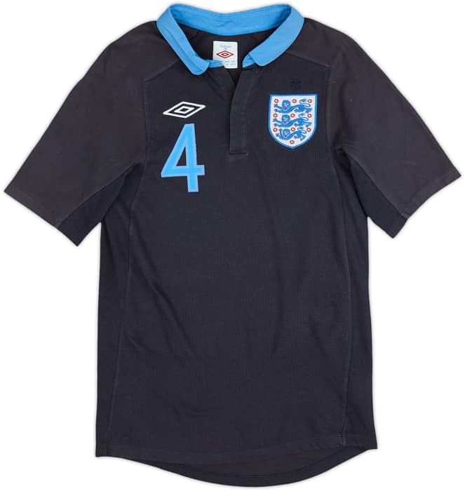 2011-12 England Away Shirt Gerrard #4 - 8/10 - (XS)