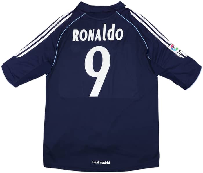 2005-06 Real Madrid Away Shirt Ronaldo #9 - 7/10 - (L)