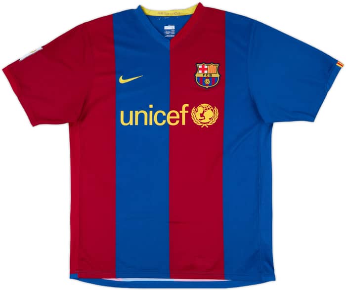 2006-07 Barcelona Home Shirt Ronaldinho #10 - 9/10 - (L)