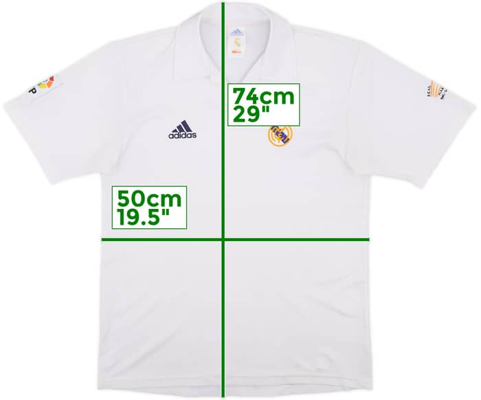 2001 Real Madrid Home Shirt - 5/10 - (M)