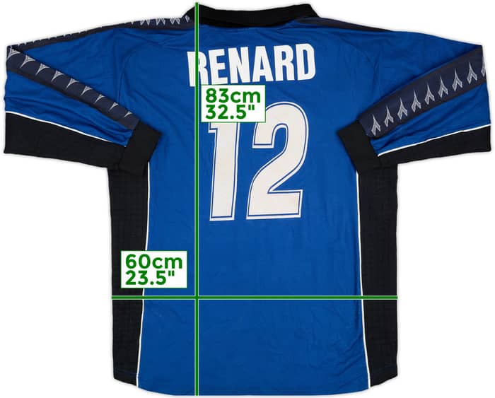 1999-00 Udinese Match Issue GK Shirt Renard #12
