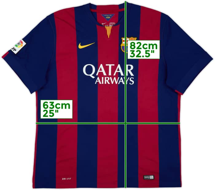 2014-15 Barcelona Home Shirt - 4/10 - (XXL)