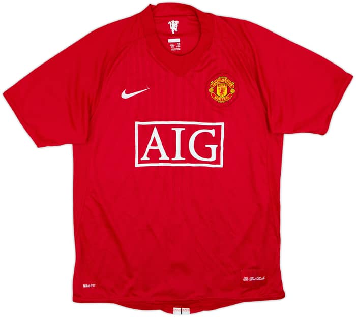 2007-09 Manchester United Home Shirt Ronaldo #7 - 6/10 - (M)