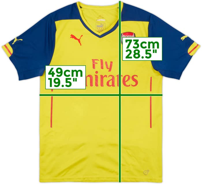 2014-15 Arsenal Away Shirt - 5/10 - (M)