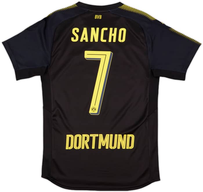 2017-18 Borussia Dortmund Away Shirt Sancho #7 - 10/10 - (S)